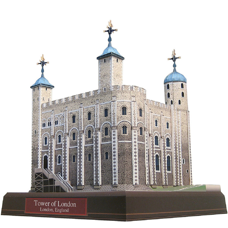 Art Craft Building - Kerajaan Inggris Menara London 3D Kertas