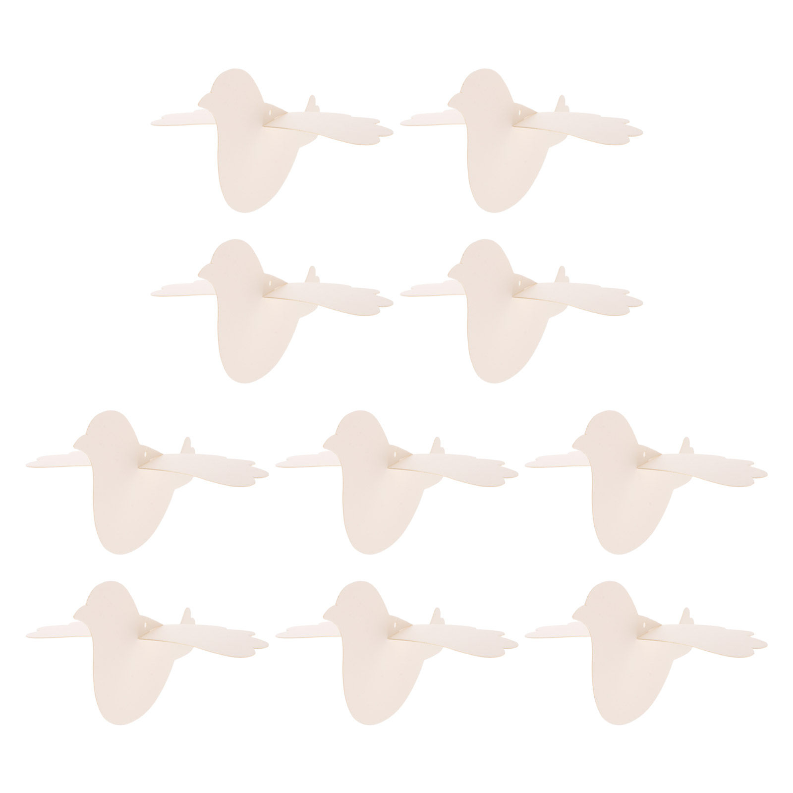 Art Craft Kindergarten - 10Pcs Kit Kerajinan Burung dari Karton