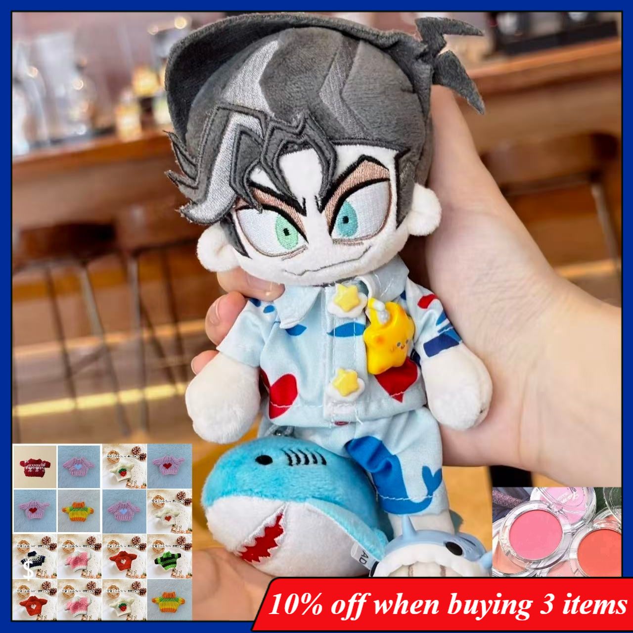Art Craft Handmade - Boneka Plush Vox Chubby Karakter Iblis
