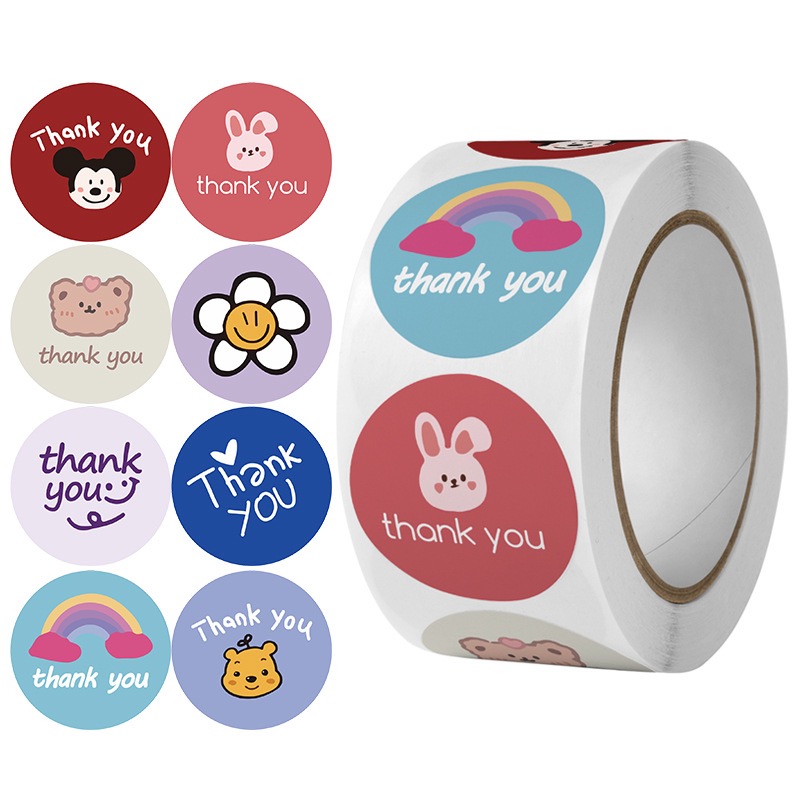 Art Craft Handmade - 500 buah stiker kartun lucu, gaya