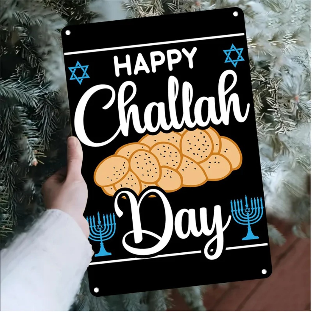 Art & Craft Be - CIFBUY Retro Happy Challah Day Menorah