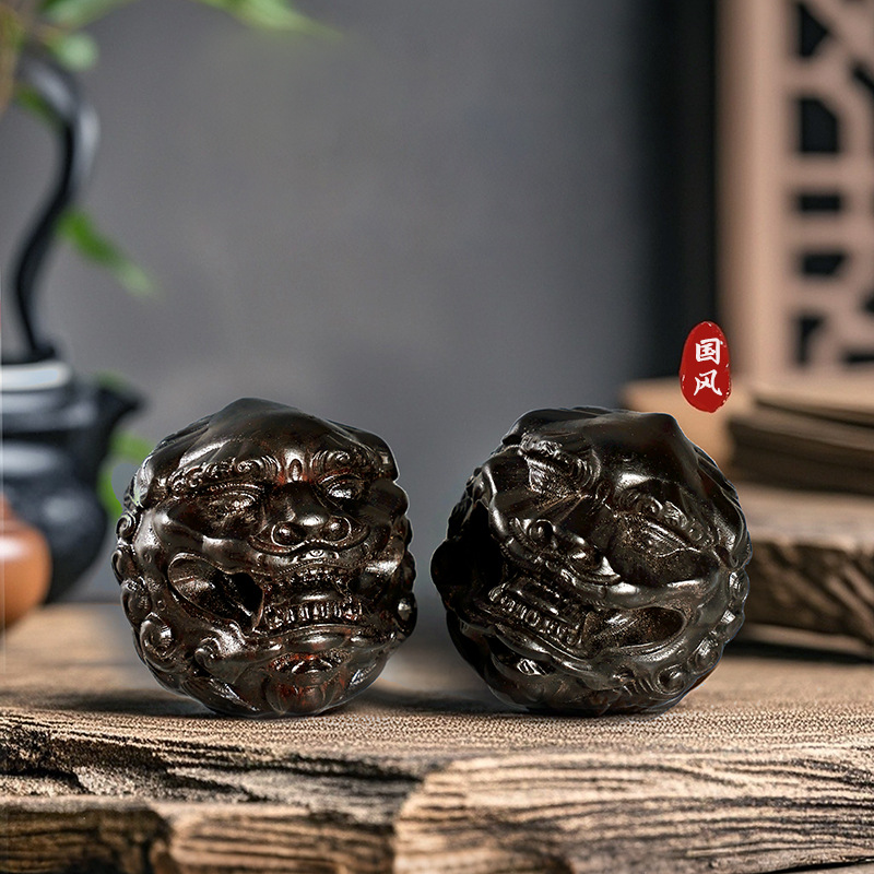 Art Craft Easter - Bola Pijat Tangan Ukiran Kayu Cendana