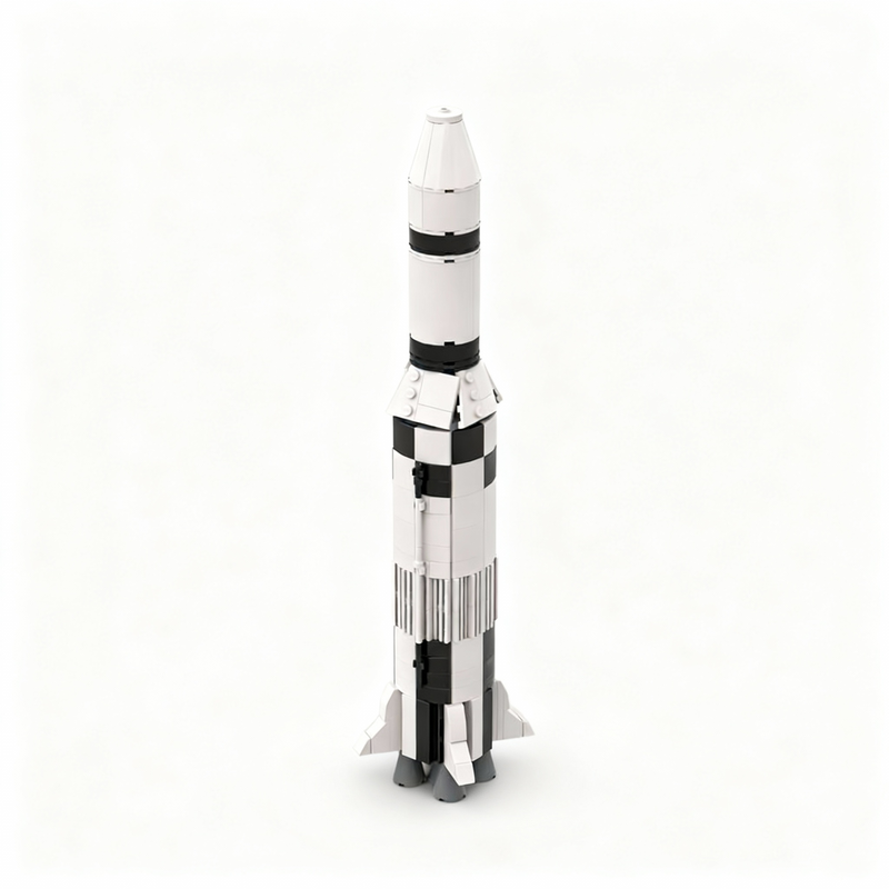 Art Craft Building - 314pcs MOC Space Saturn V-C Model
