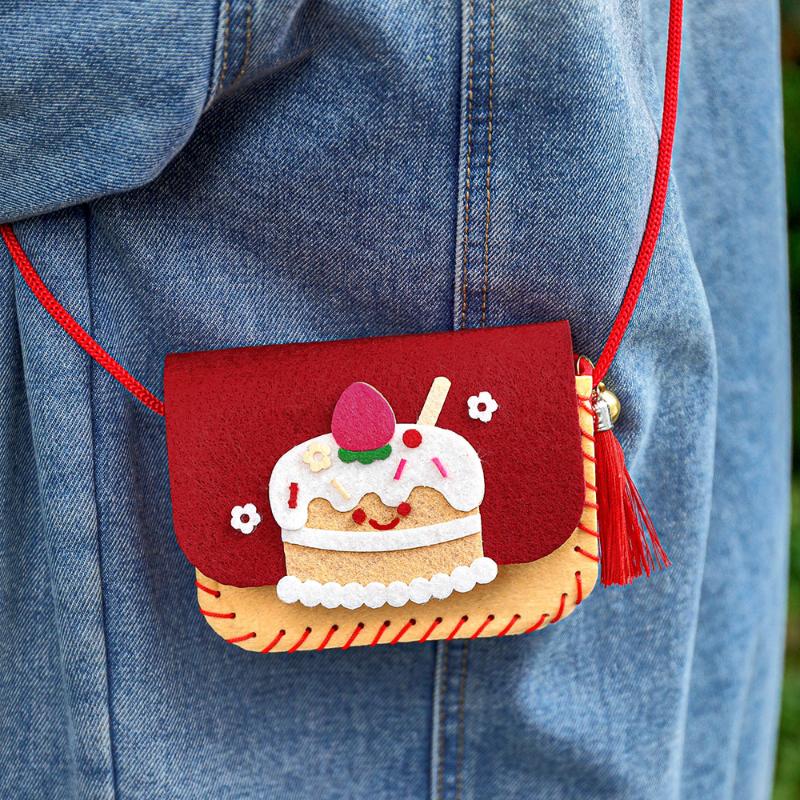 Art Craft Kindergarten - Kit Pembuatan Tas Felt Lucu, Kerajinan