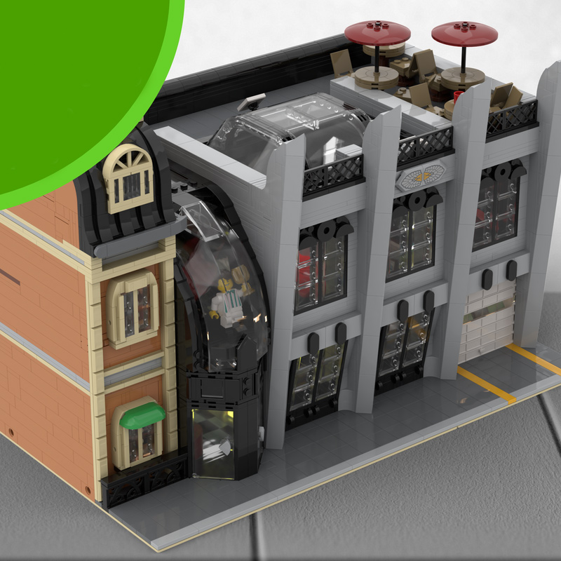 4135pcs MOC Bangunan Modular M - Art Craft Museum ulasan dan harga