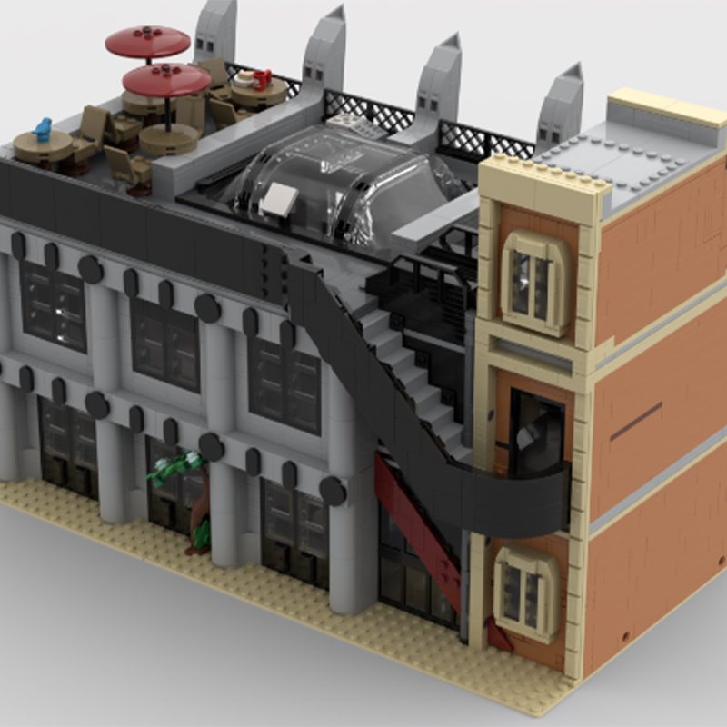 4135pcs MOC Bangunan Modular M - Art Craft Museum ulasan dan harga