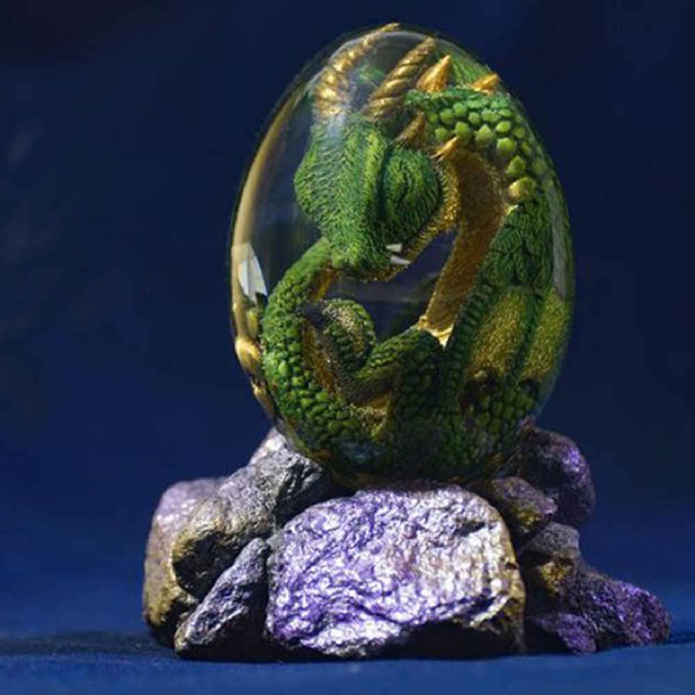 Patung telur naga Lava dengan  - Art Craft Easter ulasan dan harga