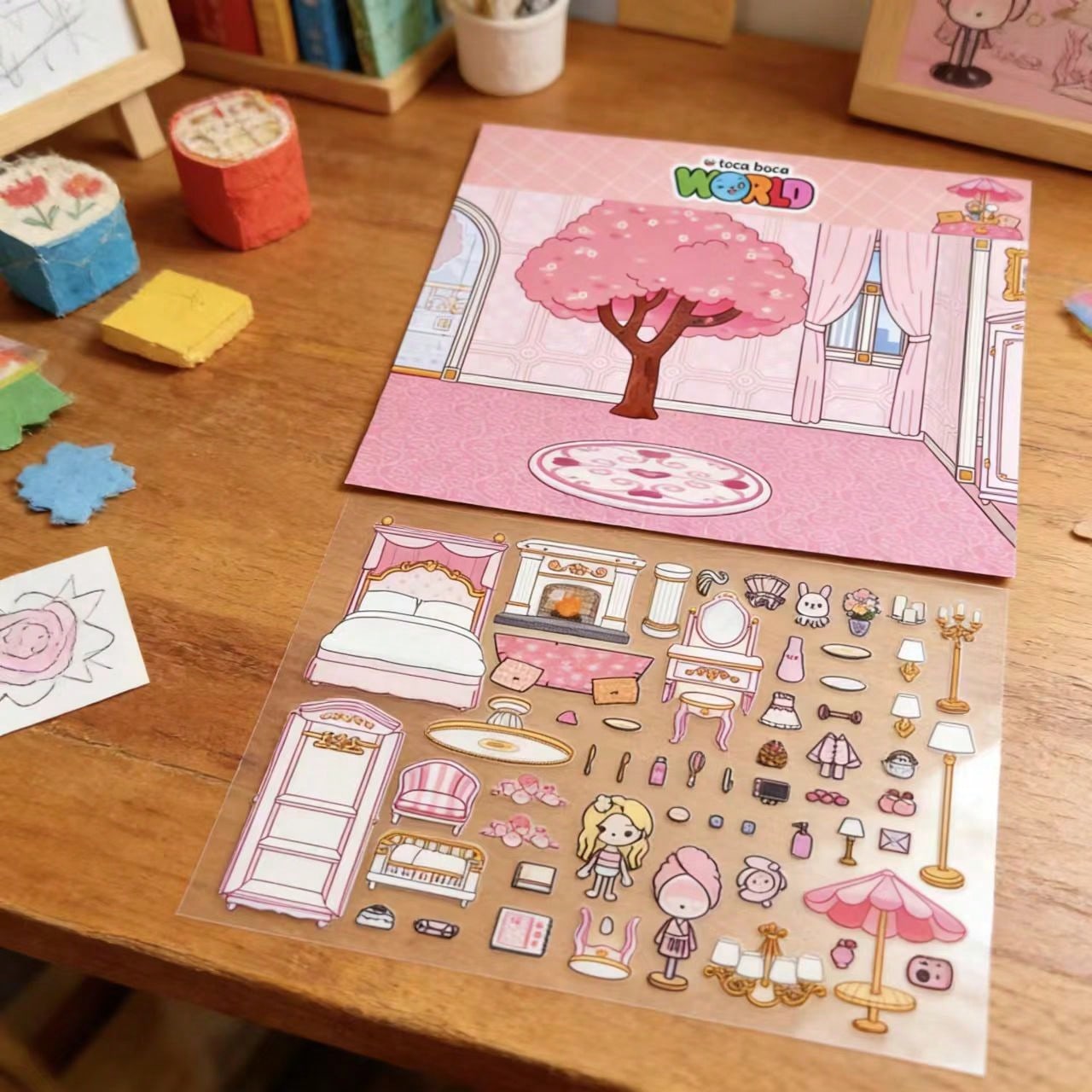Kit Stiker Kerajinan DIY Kamar - Art Craft Building ulasan dan harga