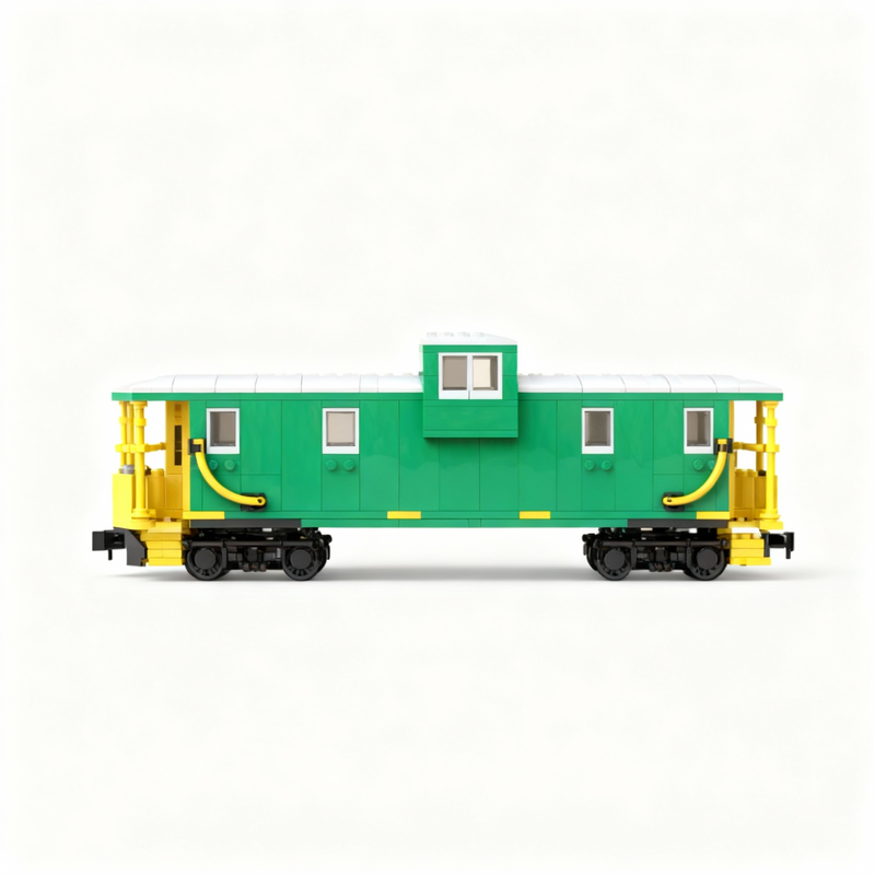 775pcs MOC Train BN Caboose Mo - Art Craft Ideas For Christmas ulasan dan harga