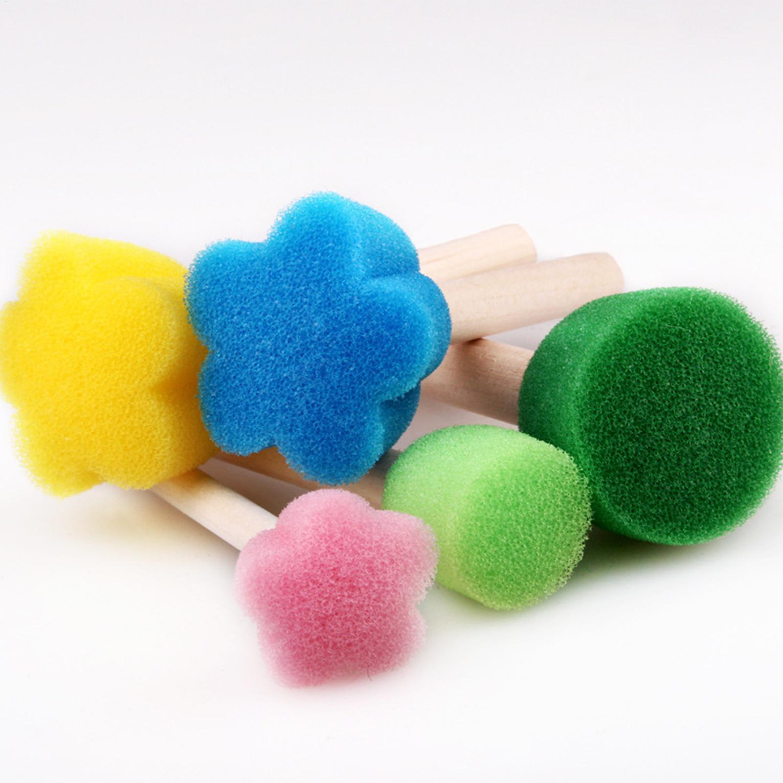 5 Buah Spons Cat Anak-anak yan - Art Craft Preschool ulasan dan harga