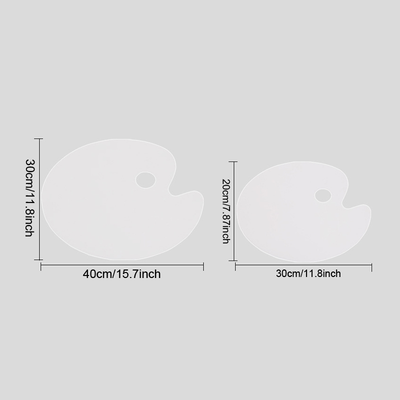 1 Buah Palet Cat Akrilik Oval  - Art Craft Class ulasan dan harga