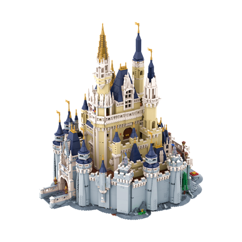 10904pcs MOC Disnay 71040*3 Mo - Art Craft Building ulasan dan harga