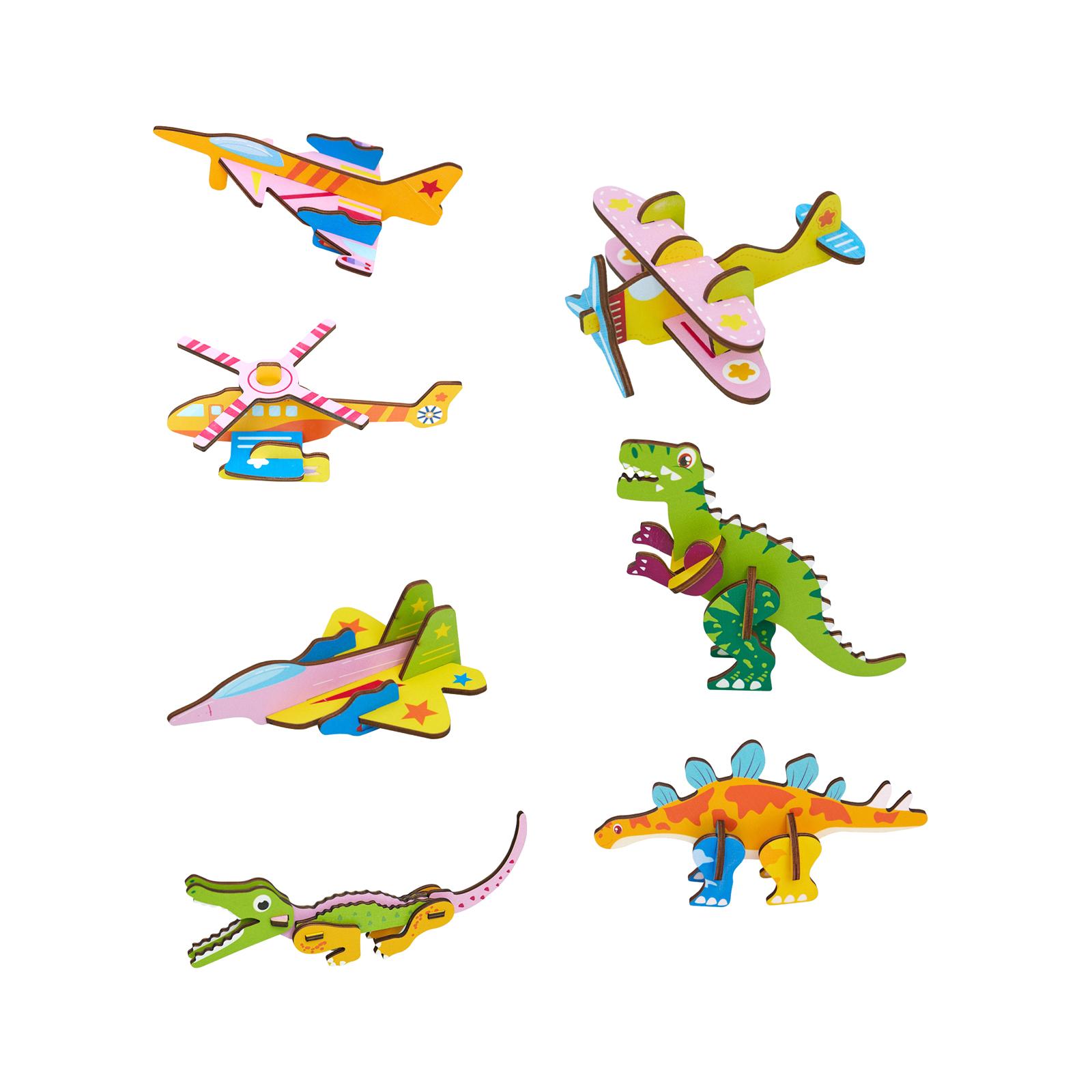 Puzzle Kayu Kartun 3D, Kerajin - Art Craft Kindergarten ulasan dan harga