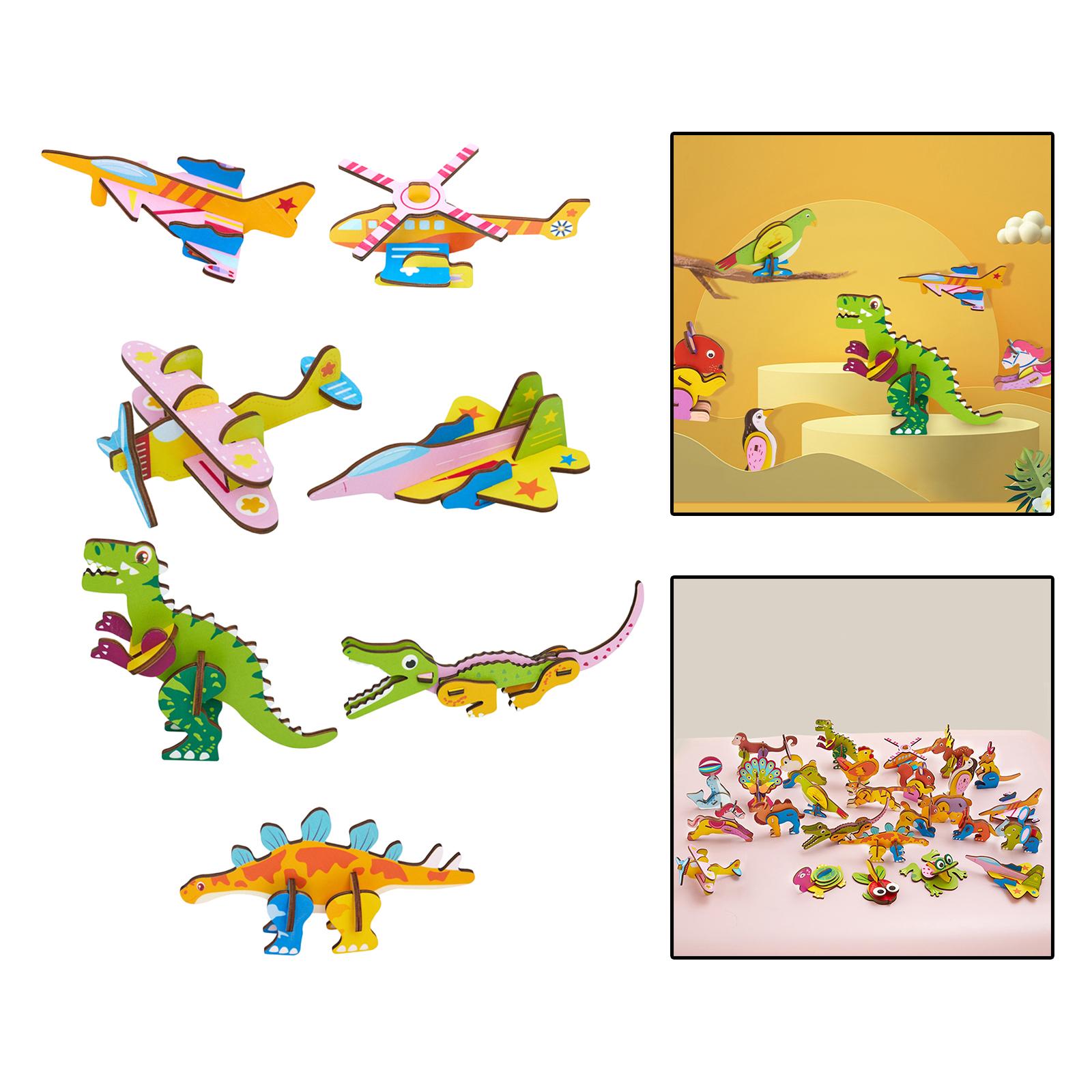 Puzzle Kayu Kartun 3D, Kerajin - Art Craft Kindergarten ulasan dan harga