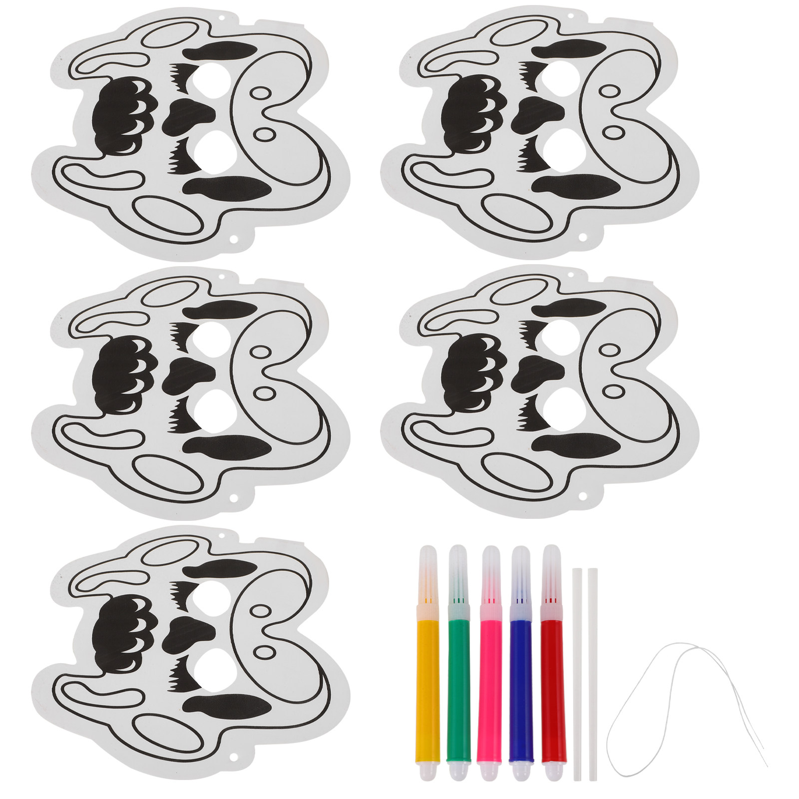1Set Topeng Balon Grafiti DIY  - Art Craft Class ulasan dan harga