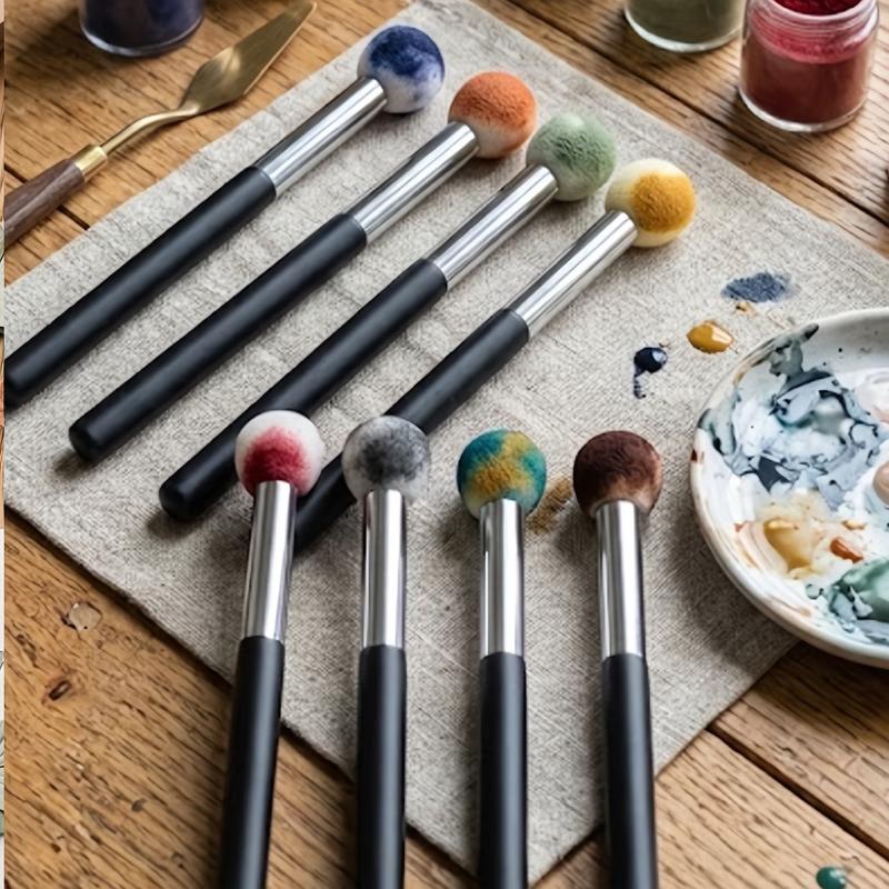 1/2/4 Buah Kuas Seni Spons Kep - Art Craft Class ulasan dan harga