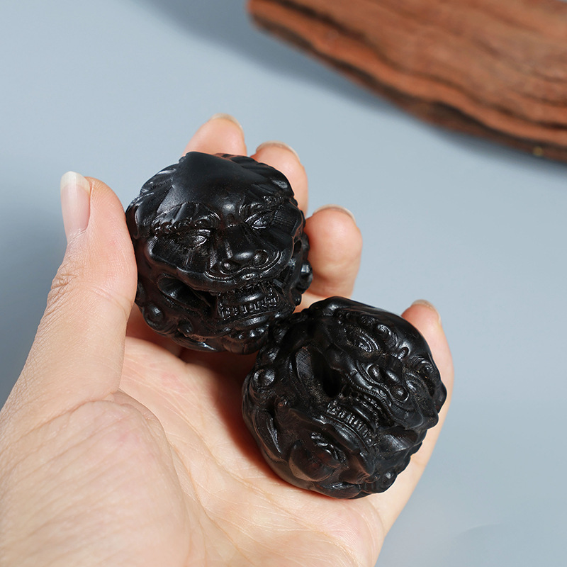 Bola Pijat Tangan Ukiran Kayu  - Art Craft Easter ulasan dan harga
