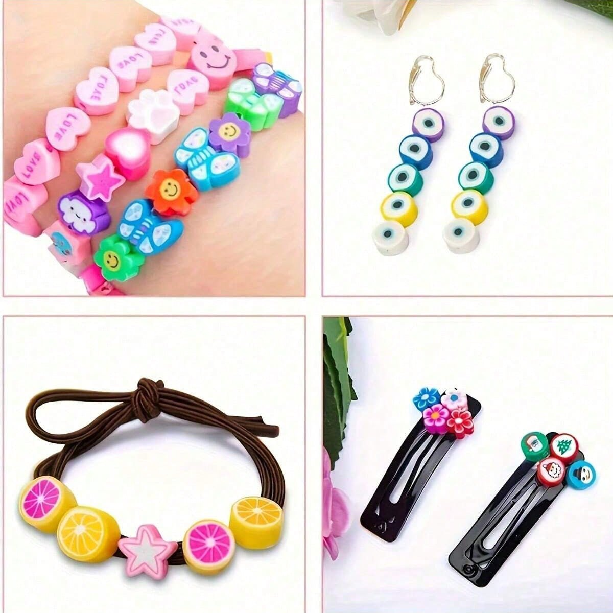1450/1200/250pcs Set Manik-man - Polymer Clay Set ulasan dan harga