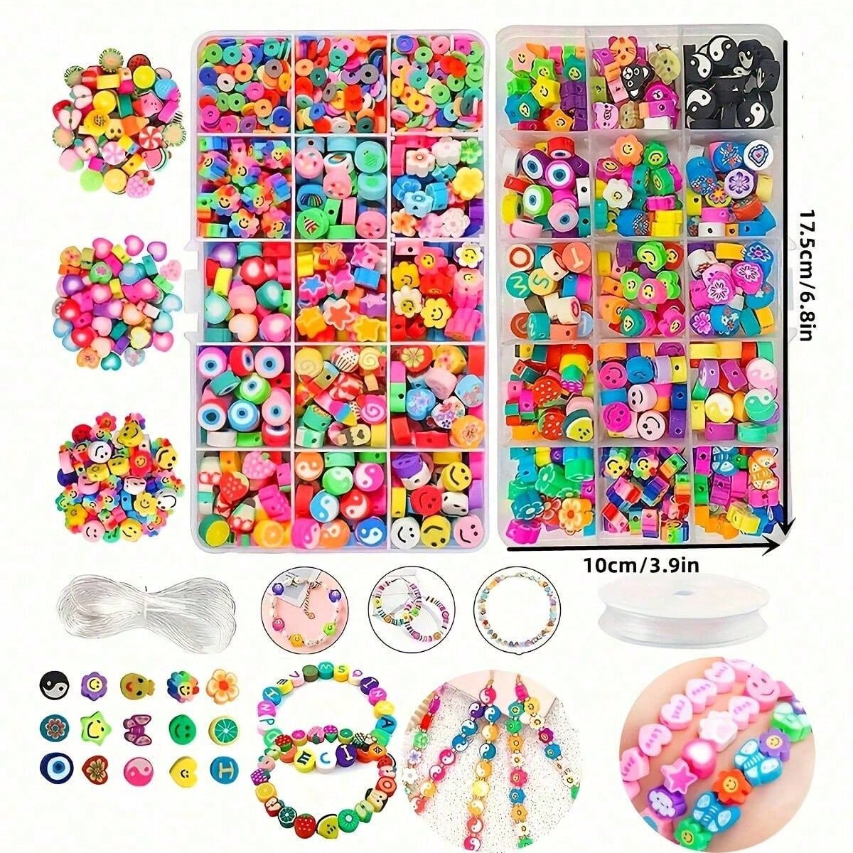 1450/1200/250pcs Set Manik-man - Polymer Clay Set ulasan dan harga
