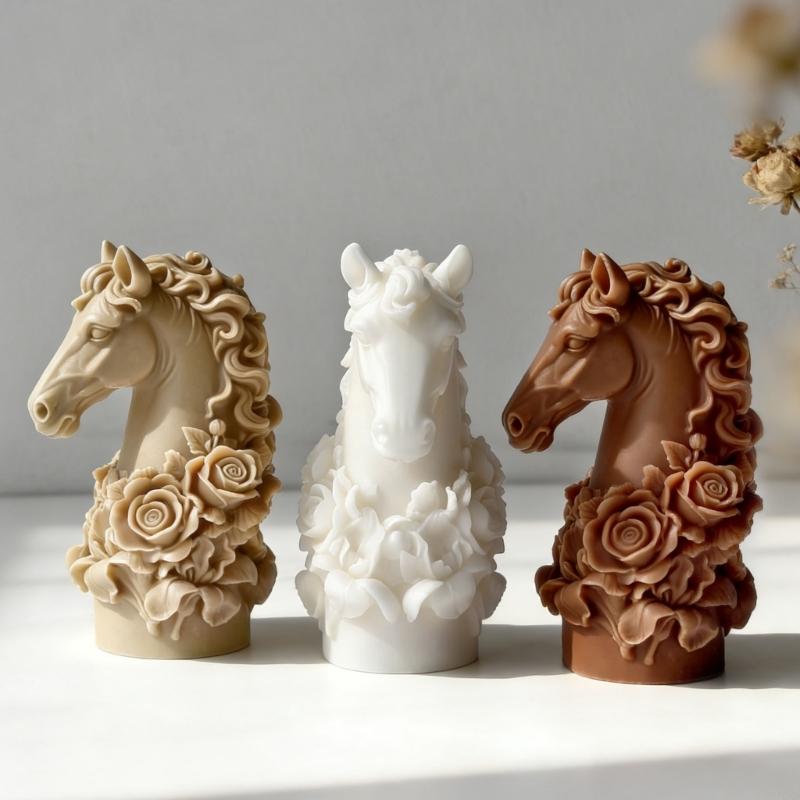 Cetakan Silikon Pembuat Lilin  - Art Craft Horse ulasan dan harga