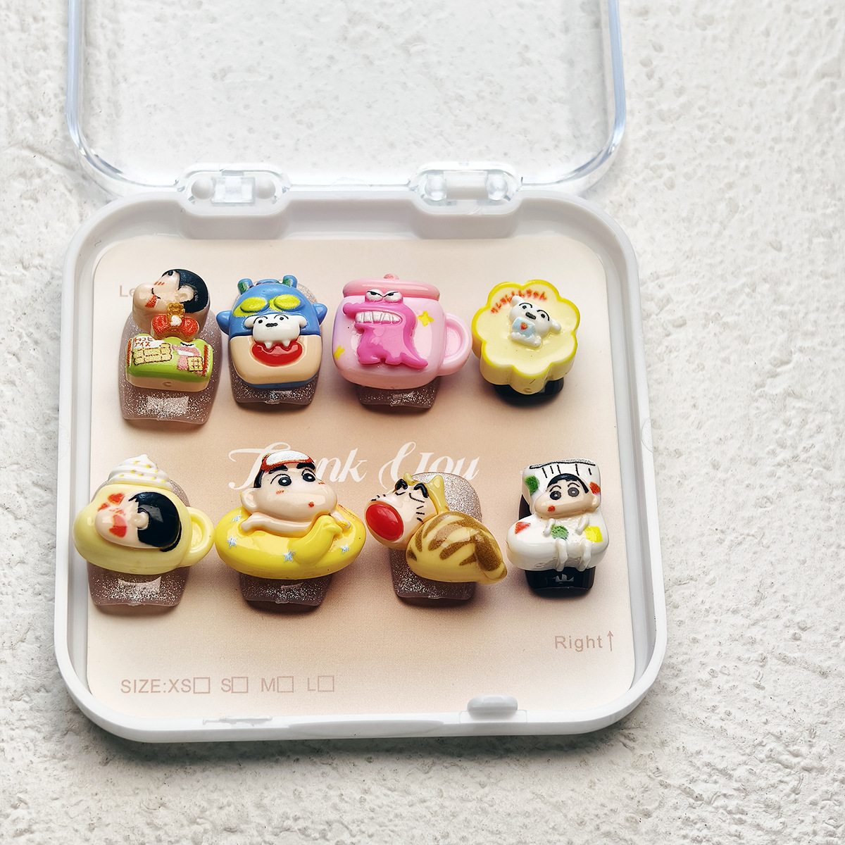 20Pcs Resin Mini Crayon Shin-c - Art Craft Japan ulasan dan harga