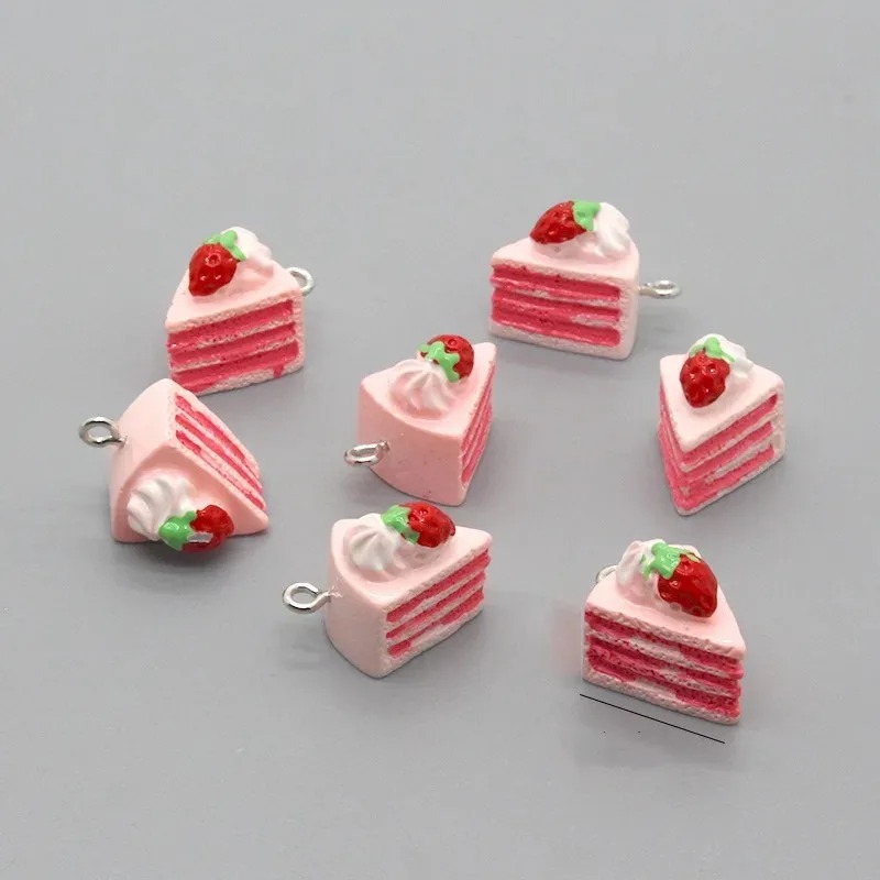 10pcs/Pak Liontin Resin Kue St - Art Craft Handmade ulasan dan harga