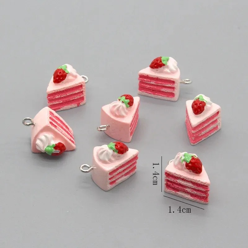 10pcs/Pak Liontin Resin Kue St - Art Craft Handmade ulasan dan harga