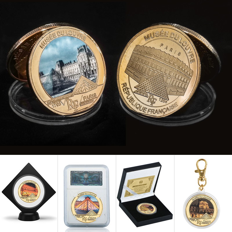 Louvre Museum emas Foil koin p - Art Craft Museum ulasan dan harga