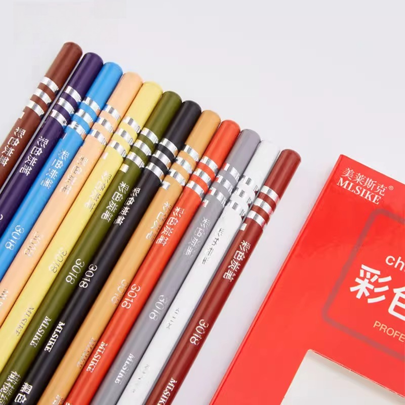 Pensil Arang Warna MLSIKE 6/12 - Sketching Charcoal Set ulasan dan harga