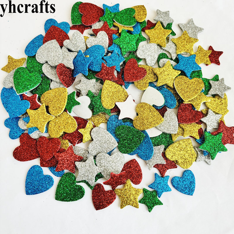 150 buah/lot. Stiker busa bint - Art Craft Kindergarten ulasan dan harga