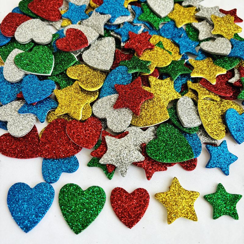 150 buah/lot. Stiker busa bint - Art Craft Kindergarten ulasan dan harga