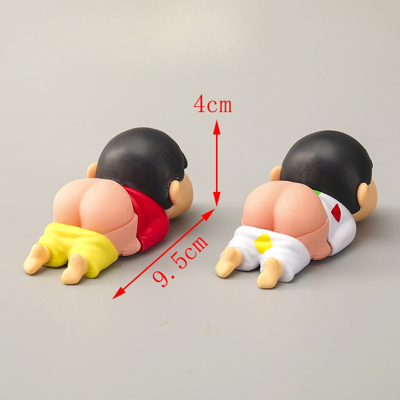 2pcs PVC Crayon ShinChans Bone - Art Craft Handmade ulasan dan harga