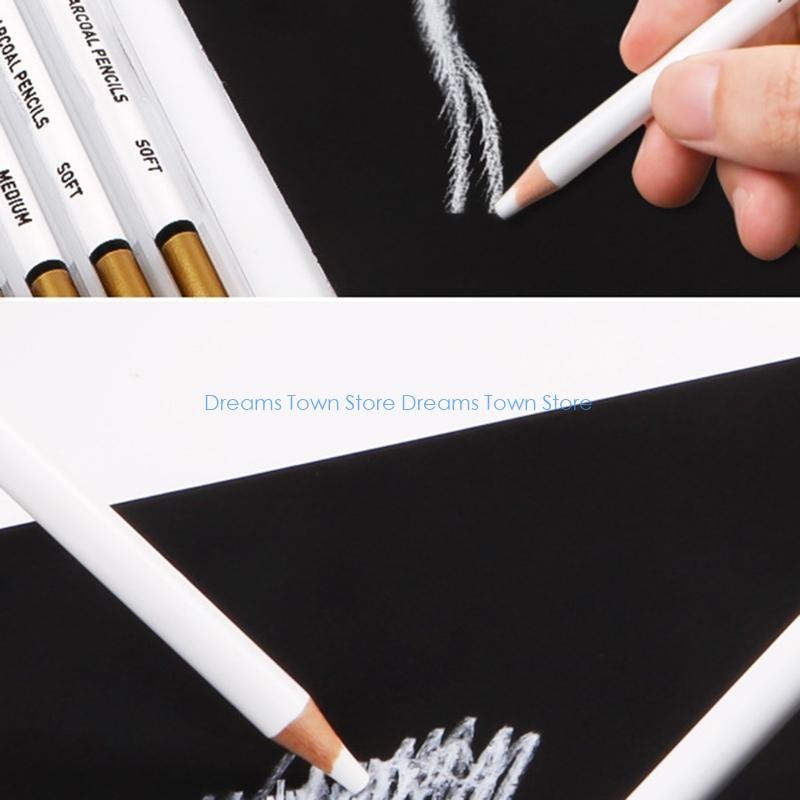 HX6A 6 Buah Set Pensil Arang P - Sketching Charcoal Set ulasan dan harga