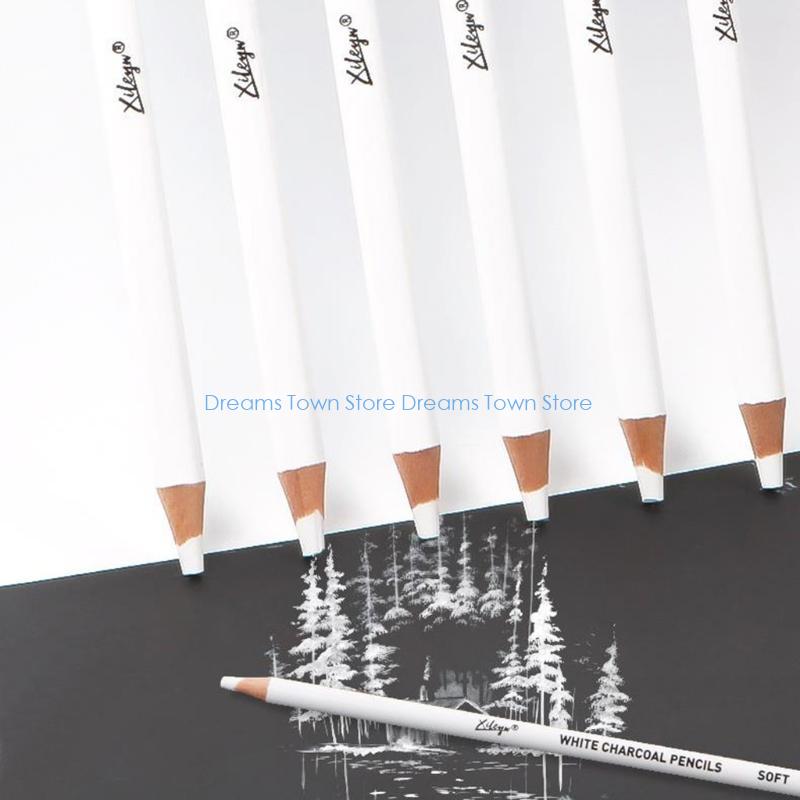 HX6A 6 Buah Set Pensil Arang P - Sketching Charcoal Set ulasan dan harga