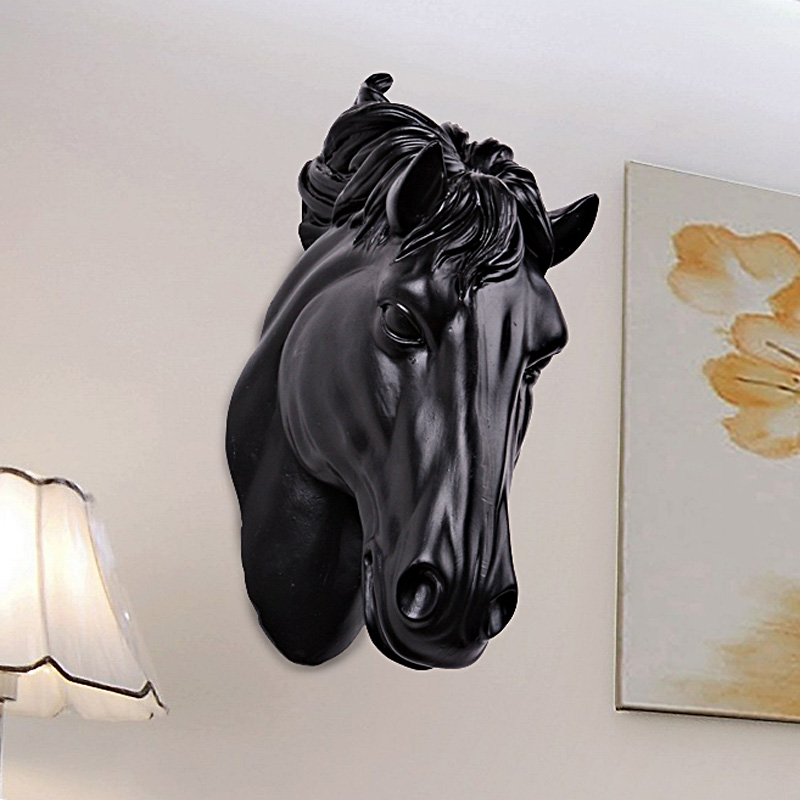 Patung Dinding Kepala Kuda 3D  - Art Craft Horse ulasan dan harga